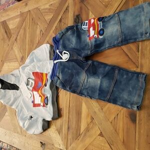 2 pc firetruck outfit 😍